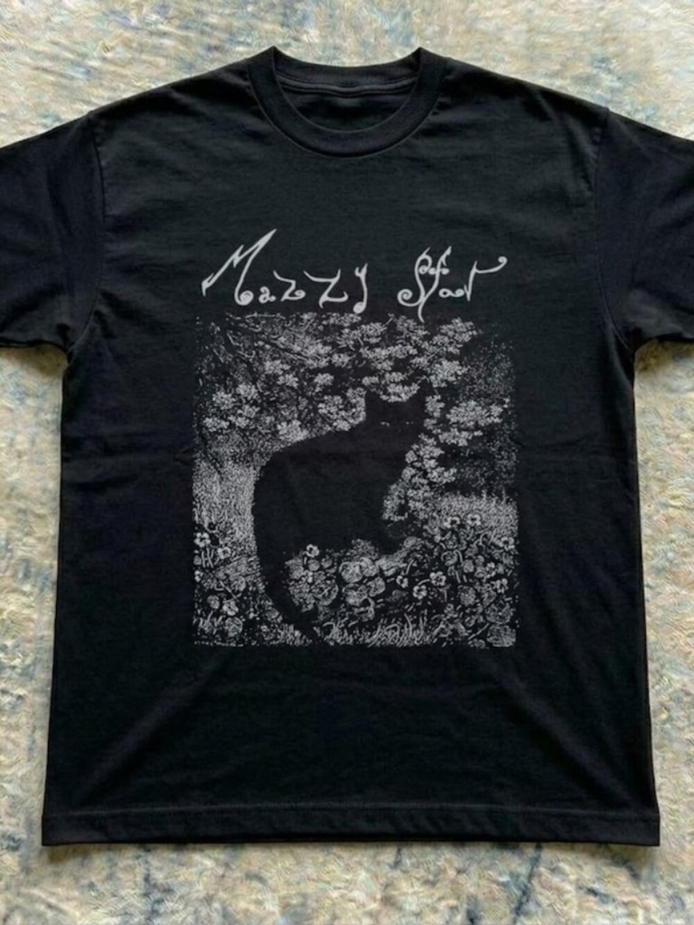 Mazzy Star Cat Shirt, 90s Alternative Rock, Hope Sandoval Tee